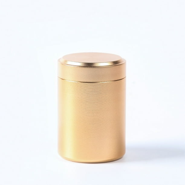 Airtight Smell Proof Container Aluminum Herb Stash Jar Metal Sealed Can Tea Jar Airtight Smell Proof Container Aluminum Herb Stash Jar Metal Sealed Can Tea Jar
